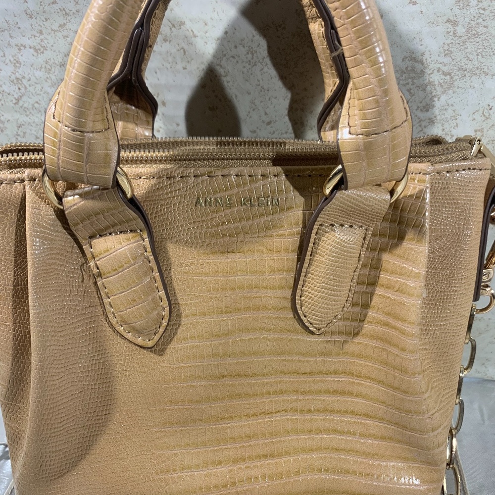 Cute little Anne Klein lizard crossbody Purse